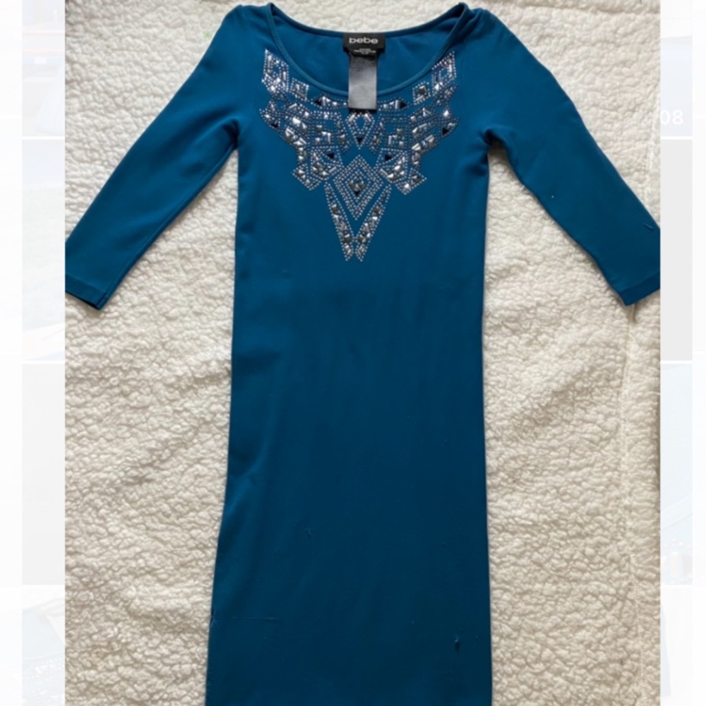 Bebe Bodycon Dress size- SMALL - Picture 5 of 5